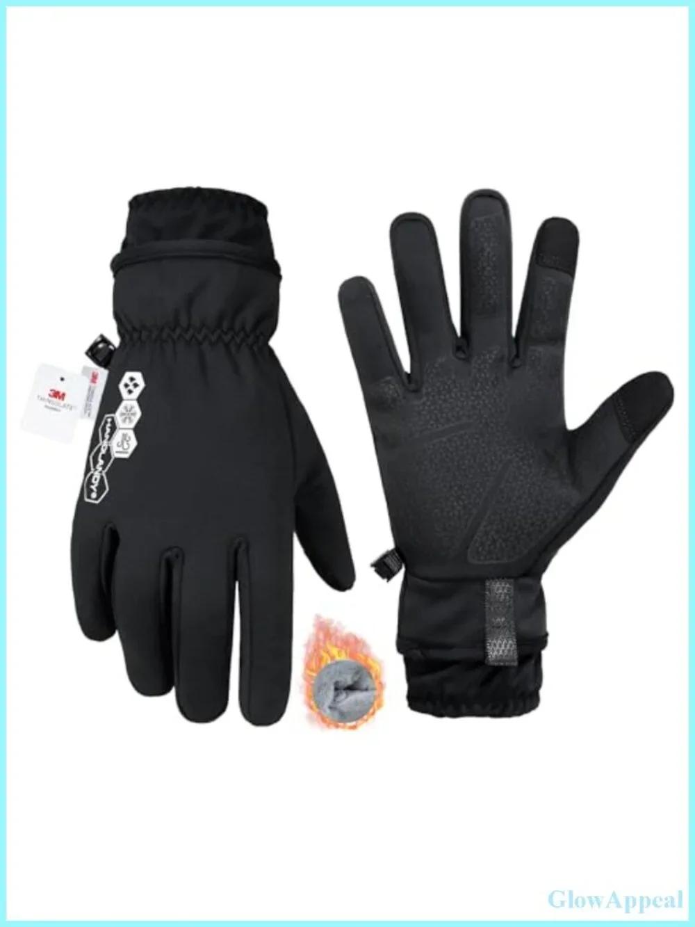 Waterproof Insulated Winter Gloves for Men & Women Touchscreen Cycling Skiing